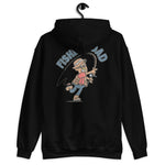 Fishing Blond Hair Tan Skin Tone Glasses Moustache Dad Hoodie