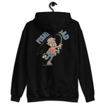 Fishing Blond Hair Tan Skin Tone No-Glasses Beard Dad Hoodie