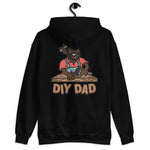 DIY Black Hair Dark Skin Tone Glasses Beard Dad Hoodie