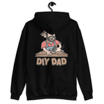 DIY Black Hair Light Skin Tone No-Glasses Beard Dad Hoodie