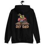 DIY Blond Hair Dark Skin Tone No-Glasses Beard Dad Hoodie