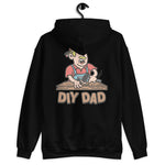 DIY Blond Hair Light Skin Tone No-Glasses Moustache Dad Hoodie