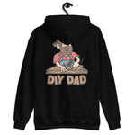 DIY Brown Hair Light Skin Tone No-Glasses Beard Dad Hoodie