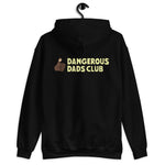 Dangerous Dads Club Hoodie - yellow logo with dark thumb