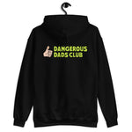 Dangerous Dads Club Hoodie - L.green logo with light thumb