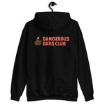 Dangerous Dads Club Hoodie - red logo with dark thumb