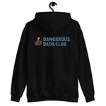 Dangerous Dads Club Hoodie - blue logo with dark thumb