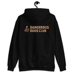 Dangerous Dads Club Hoodie - brown logo with dark thumb