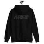 Dangerous Dads Club Hoodie - grey outline logo