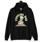 Cooking Blond Hair Light Skin Tone Glasses Stubble Dad Hoodie