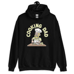 Cooking Blond Hair Light Skin Tone No-Glasses Beard Dad Hoodie