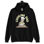 Cooking Blond Hair Light Skin Tone No-Glasses Moustache & Chin Beard Dad Hoodie