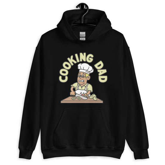 Cooking Blond Hair Tan Skin Tone Glasses Stubble Dad Hoodie