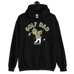 Golf Blond Hair Tan Skin Tone No-Glasses Beard Dad Hoodie