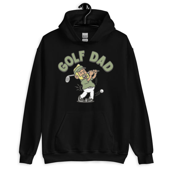 Golf Blond Hair Tan Skin Tone No-Glasses Beard Dad Hoodie