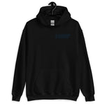 Dangerous Dads Club Hoodie - navy outline logo