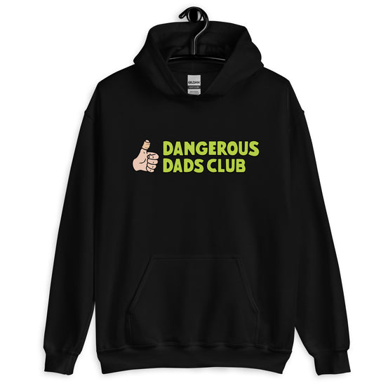 Dangerous Dads Club Hoodie - L.green logo - light thumb