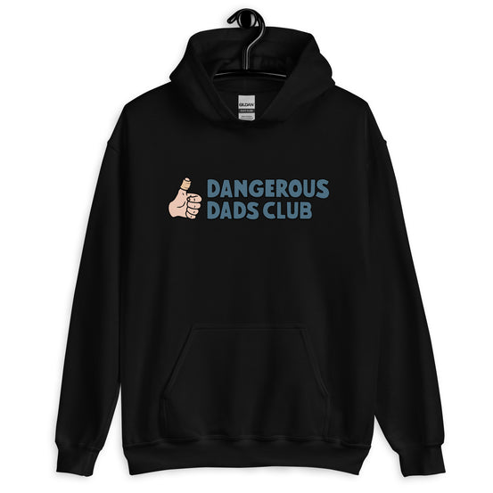 Dangerous Dads Club Hoodie - Blue logo - light thumb