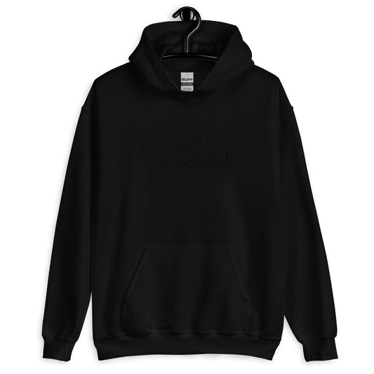 Dangerous Dads Club Hoodie - Black outline logo
