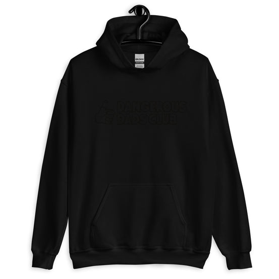 Dangerous Dads Club Hoodie - Black outline logo