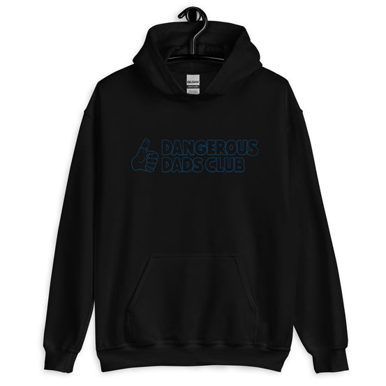 Dangerous Dads Club Hoodie - Navy outline logo