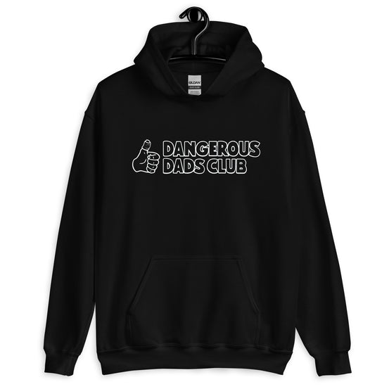 Dangerous Dads Club Hoodie - White outline logo