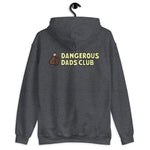 Dangerous Dads Club Hoodie - yellow logo with dark thumb