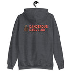 Dangerous Dads Club Hoodie - red logo with dark thumb
