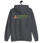 Dangerous Dads Club Hoodie - Green logo with tan thumb