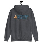 Dangerous Dads Club Hoodie - blue logo with tan thumb