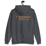 Dangerous Dads Club Hoodie - brown logo with dark thumb