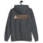 Dangerous Dads Club Hoodie - brown logo with light thumb