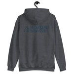 Dangerous Dads Club Hoodie - navy outline logo