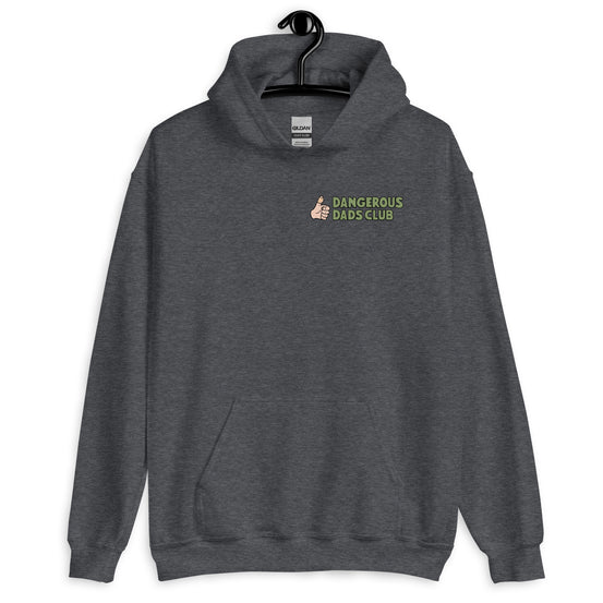 Dangerous Dads Club Hoodie - Green logo with light thumb