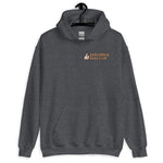 Dangerous Dads Club Hoodie - brown logo with light thumb