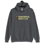 Dangerous Dads Club Hoodie - yellow logo-dark thumb