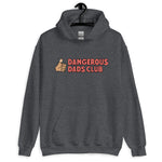 Dangerous Dads Club Hoodie - Red logo - tan thumb