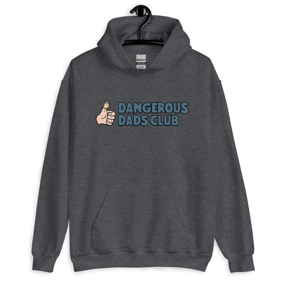 Dangerous Dads Club Hoodie - Blue logo - light thumb