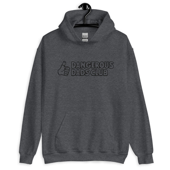 Dangerous Dads Club Hoodie - Black outline logo