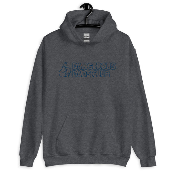 Dangerous Dads Club Hoodie - Navy outline logo