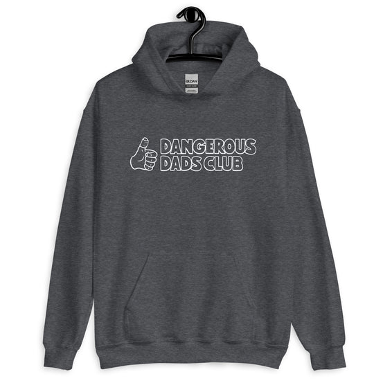 Dangerous Dads Club Hoodie - White outline logo