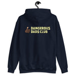 Dangerous Dads Club Hoodie - yellow logo with dark thumb