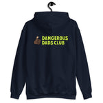 Dangerous Dads Club Hoodie - L.green logo with dark thumb