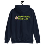 Dangerous Dads Club Hoodie - L.green logo with light thumb
