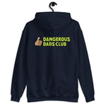 Dangerous Dads Club Hoodie - L.green logo with tan thumb