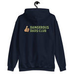 Dangerous Dads Club Hoodie - Green logo with tan thumb