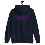 Dangerous Dads Club Hoodie - purple outline logo