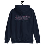 Dangerous Dads Club Hoodie - red-blue outline logo