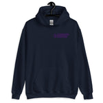 Dangerous Dads Club Hoodie - purple outline logo
