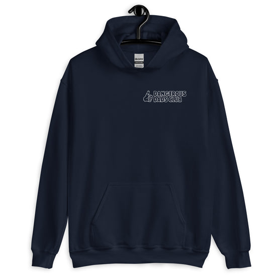 Dangerous Dads Club Hoodie - white outline logo